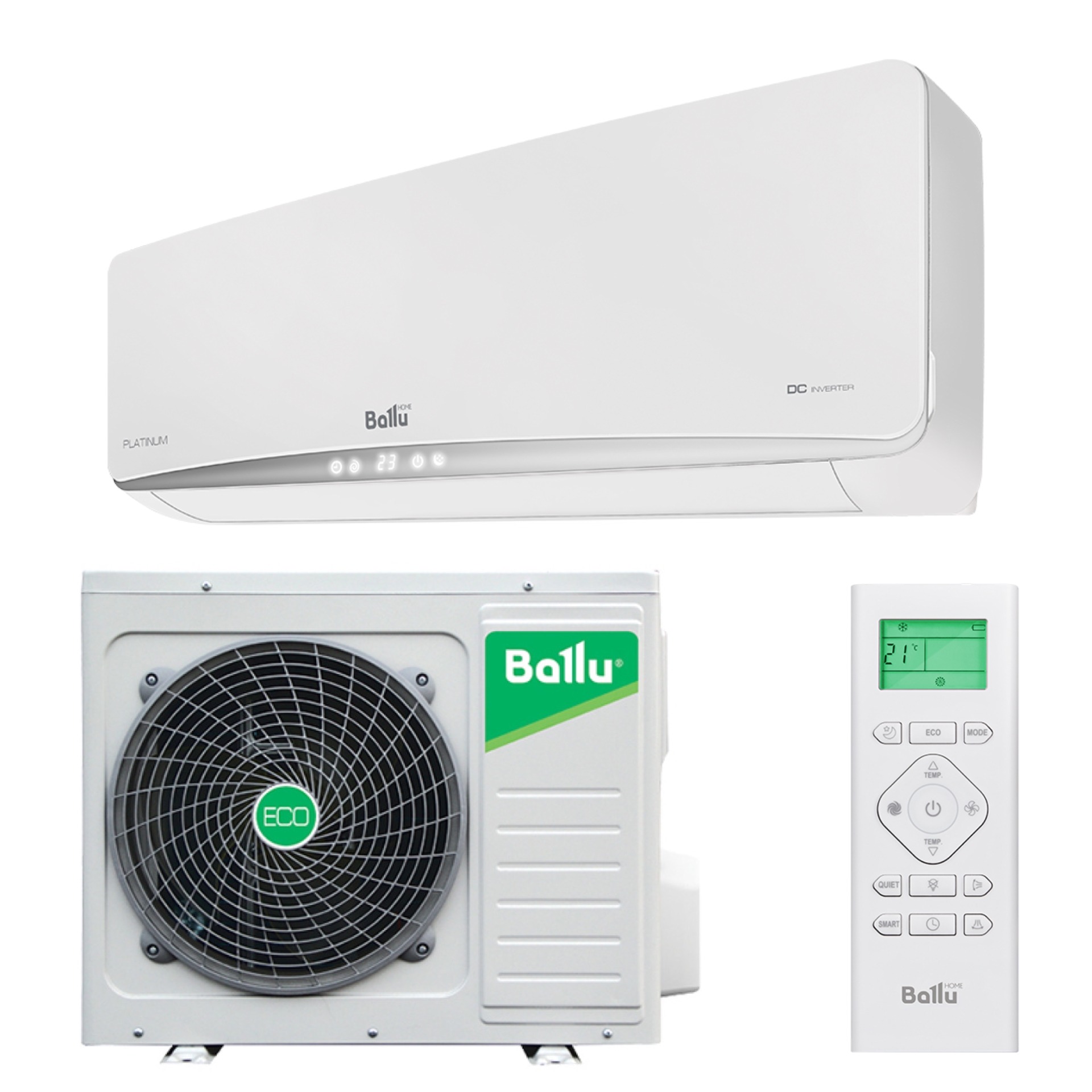 Настенная сплит-система Ballu Platinum DC inverter с установкой в Москве и Московской области