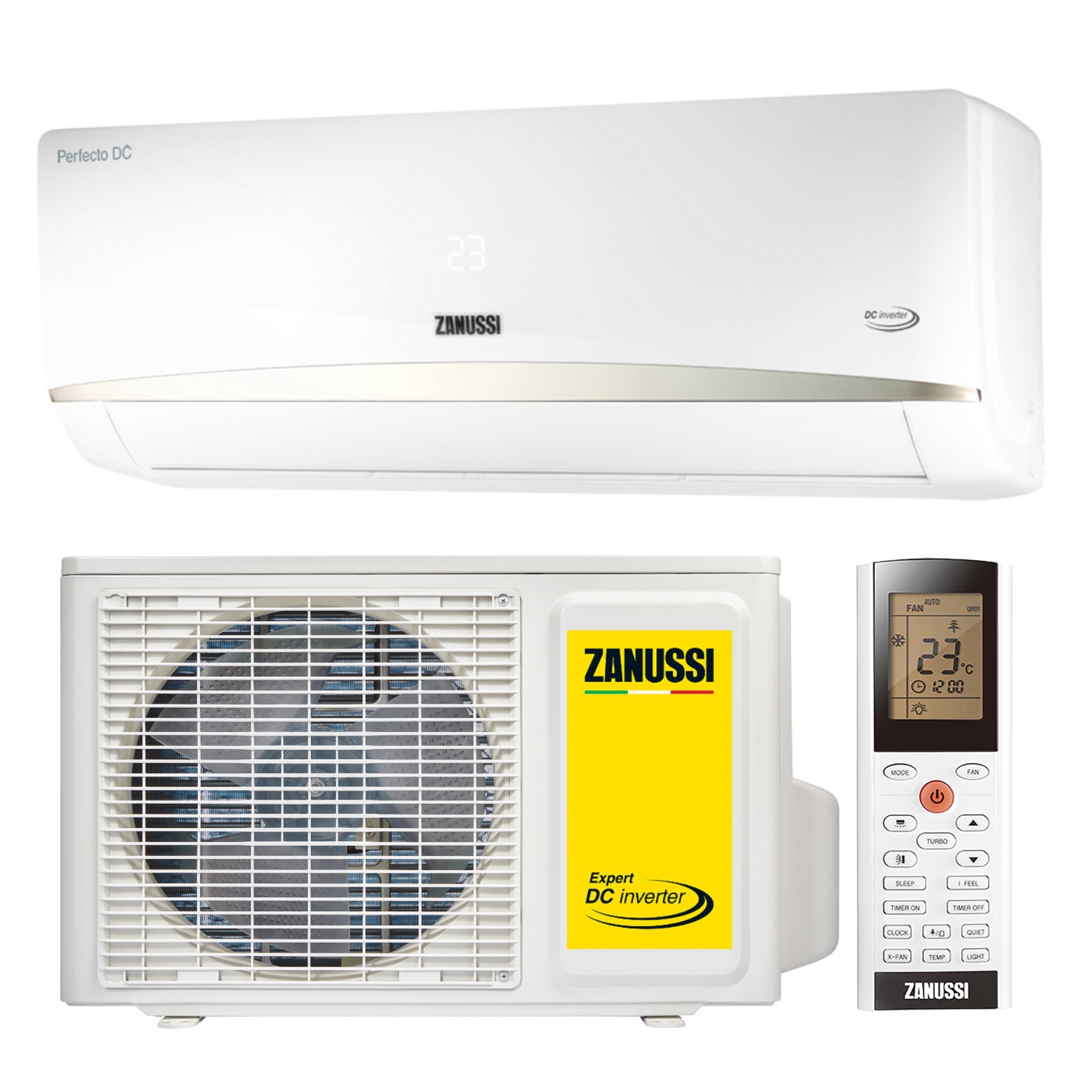 Настенная сплит-система Zanussi PERFECTO DC INVERTER с установкой в Москве и Московской области